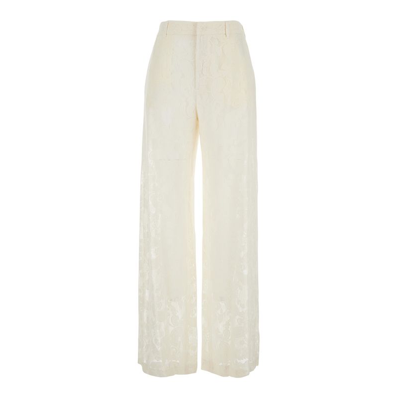Pt Torino Women Lorenza Lace Cotton Pants
